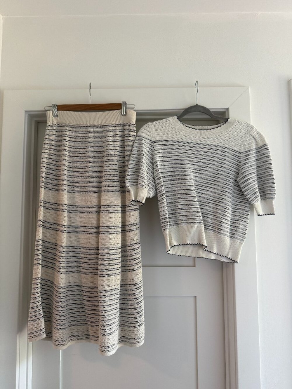 Kate Spade New York Knit Sweater & Midi Skirt Set